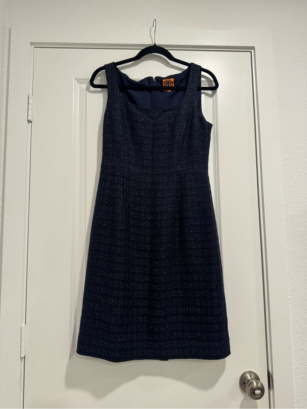 Tory Burch Navy Tweed Sheath
Dress